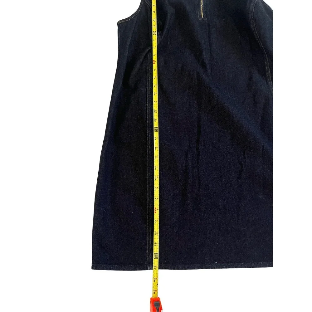 Polo Ralph Lauren Dark Blue Denim Tank Dress Size 16 New with Tags, Preppy